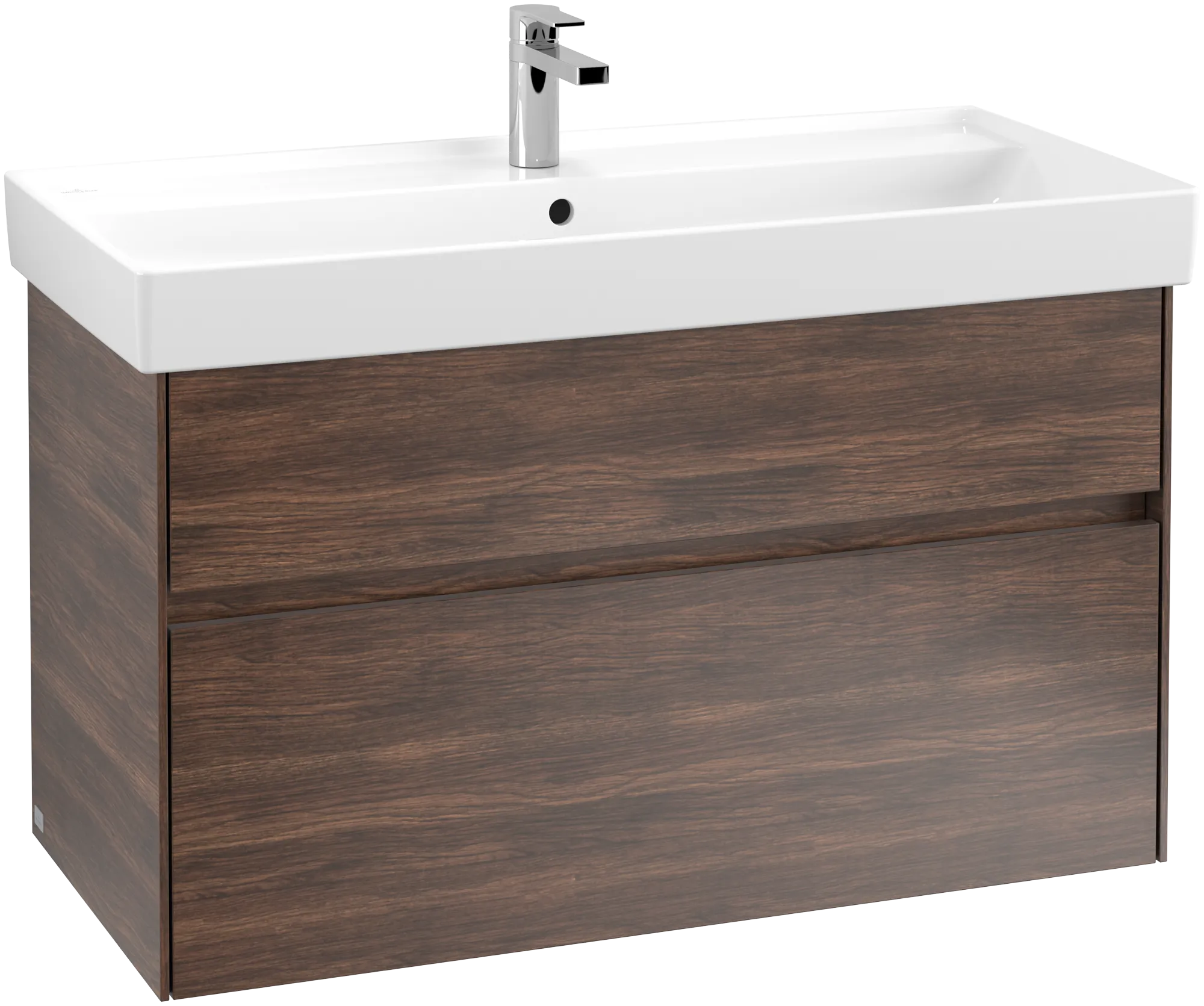 Bild von VILLEROY BOCH Collaro Waschbeckenunterschrank, mit Beleuchtung, 2 Auszüge, 954 x 546 x 444 mm, Arizona Oak #C011B0VH