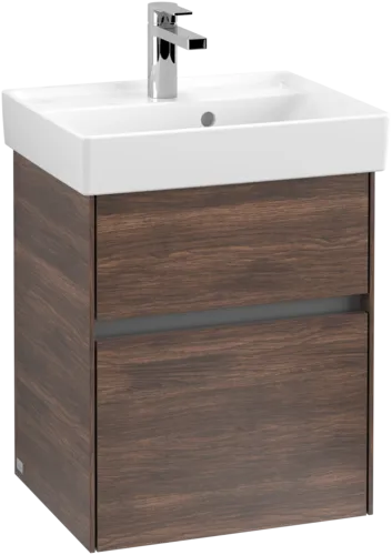 Bild von VILLEROY BOCH Collaro Waschbeckenunterschrank, mit Beleuchtung, 2 Auszüge, 460 x 546 x 374 mm, Arizona Oak #C006B0VH