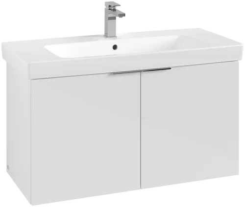Bild von VILLEROY BOCH Architectura Waschbeckenunterschrank, 2 Türen, 950 x 520 x 438 mm, White #B89500VS
