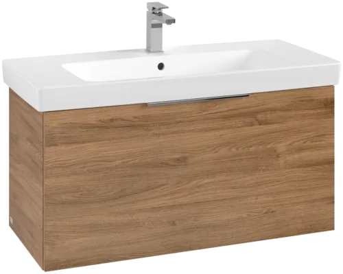 Bild von VILLEROY BOCH Architectura Waschbeckenunterschrank, 1 Auszug, 950 x 470 x 438 mm, Kansas Oak #B89400RH