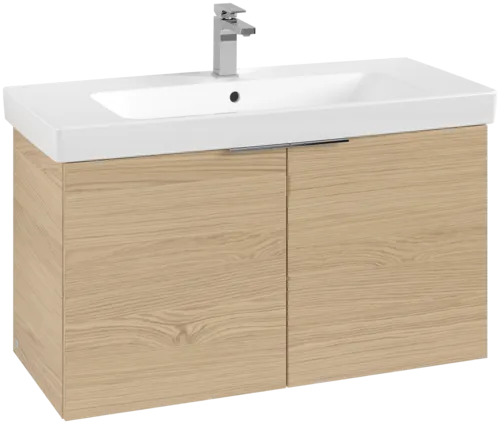 Bild von VILLEROY BOCH Architectura Waschbeckenunterschrank, 2 Türen, 950 x 520 x 438 mm, Nordic Oak #B89500VJ