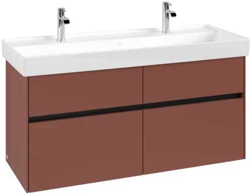 Bild von VILLEROY BOCH Collaro Waschbeckenunterschrank, 4 Auszüge, 1154 x 546 x 444 mm, Wine Red #C01200AH