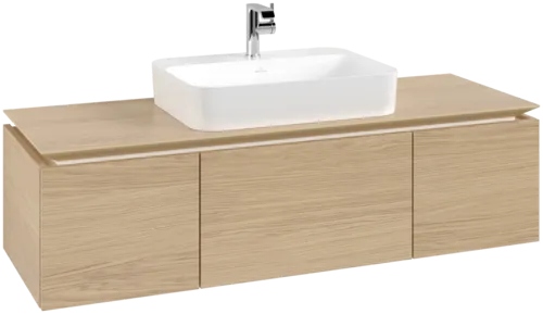 Bild von VILLEROY BOCH Legato Waschbeckenunterschrank, 3 Auszüge, 1400 x 380 x 500 mm, Nordic Oak / Nordic Oak #B75900VJ