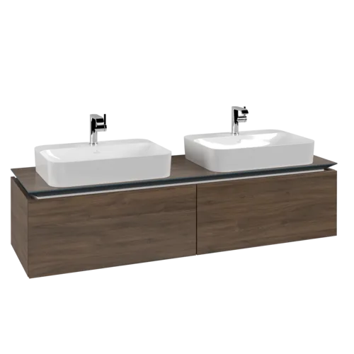 Bild von VILLEROY BOCH Legato Waschbeckenunterschrank, 2 Auszüge, 1600 x 380 x 500 mm, Arizona Oak / Arizona Oak #B76700VH