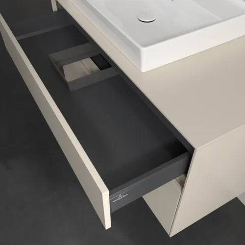 Obrázek VILLEROY BOCH Toaletní skříňka Collaro, 2 výsuvy, 1000 x 548 x 500 mm, Cashmere Grey / Cashmere Grey #C01700VN