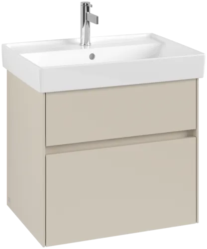 Bild von VILLEROY BOCH Collaro Waschbeckenunterschrank, 2 Auszüge, 604 x 546 x 444 mm, Cashmere Grey #C00900VN