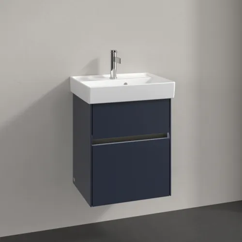 Bild von VILLEROY BOCH Collaro Waschbeckenunterschrank, mit Beleuchtung, 2 Auszüge, 460 x 546 x 374 mm, Marine Blue #C006B0VQ