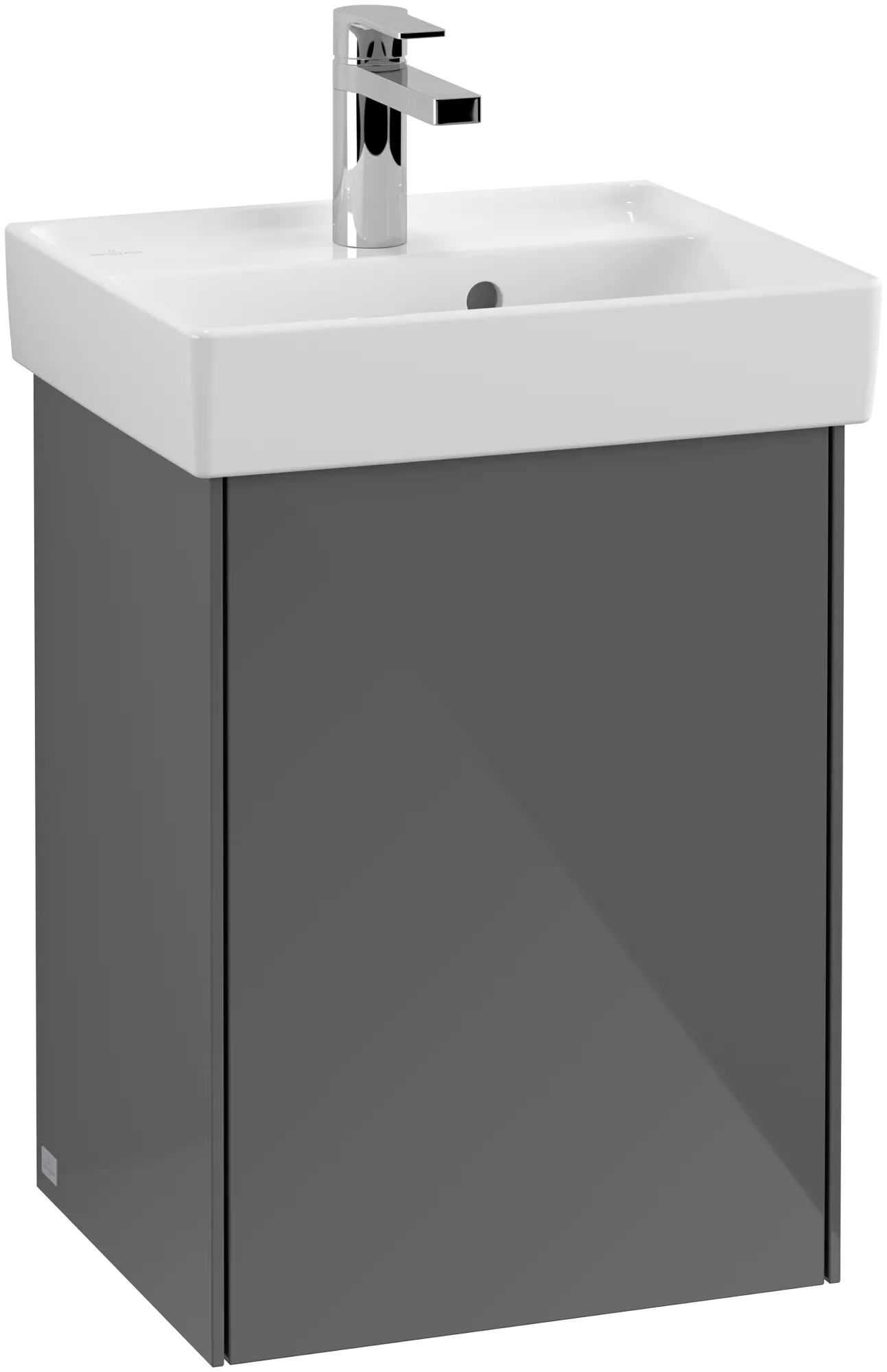 Bild von VILLEROY BOCH Collaro Waschbeckenunterschrank, 1 Tür, 410 x 546 x 344 mm, Glossy Grey #C00501FP