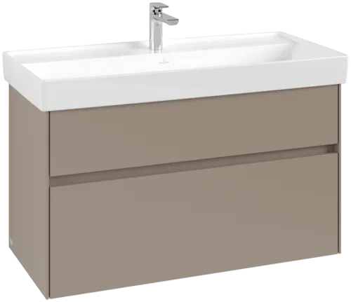 Bild von VILLEROY BOCH Collaro Waschbeckenunterschrank, 2 Auszüge, 954 x 546 x 444 mm, Taupe #C01100VM