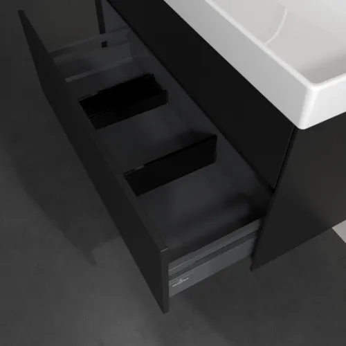 Bild von VILLEROY BOCH Collaro Waschbeckenunterschrank, 2 Auszüge, 954 x 546 x 444 mm, Volcano Black #C01100VL