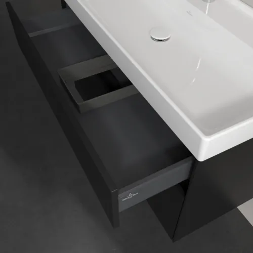 Bild von VILLEROY BOCH Collaro Waschbeckenunterschrank, 2 Auszüge, 954 x 546 x 444 mm, Volcano Black #C01100VL