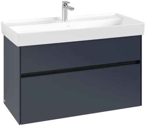 Bild von VILLEROY BOCH Collaro Waschbeckenunterschrank, 2 Auszüge, 954 x 546 x 444 mm, Marine Blue #C01100VQ