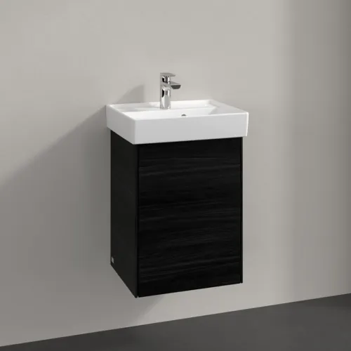Obrázek VILLEROY BOCH Toaletní skříňka Collaro, 1 dvířka, 410 x 546 x 344 mm, černý dub #C00501AB