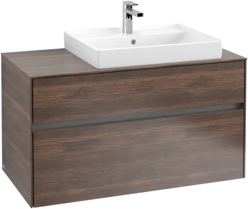 Bild von VILLEROY BOCH Collaro Waschbeckenunterschrank, 2 Auszüge, 1000 x 548 x 500 mm, Arizona Oak / Arizona Oak #C01800VH