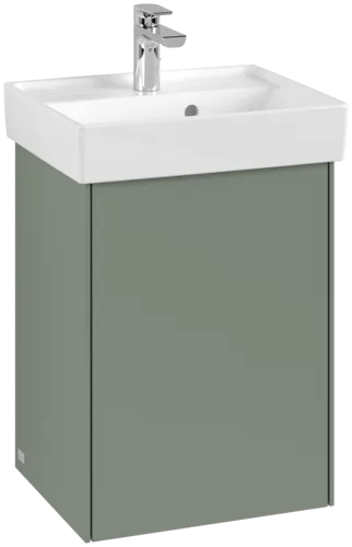 Obrázek VILLEROY BOCH Toaletní skříňka Collaro, 1 dvířka, 410 x 546 x 344 mm, jemně zelená #C00500AF