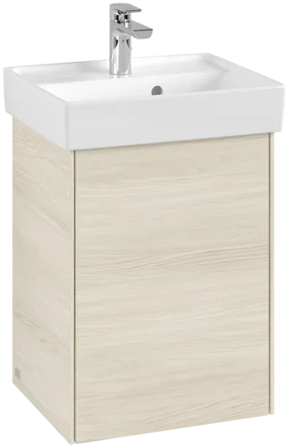 Obrázek VILLEROY BOCH Toaletní skříňka Collaro, 1 dvířka, 410 x 546 x 344 mm, bílý dub #C00500AA