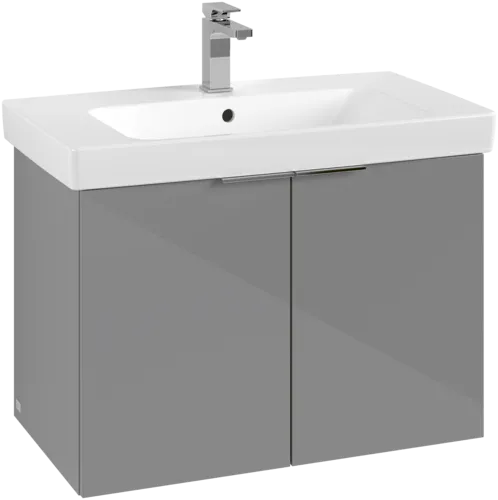 Obrázek VILLEROY BOCH Toaletní skříňka Architectura, 2 dvířka, 750 x 520 x 438 mm, šedá #B89300VT