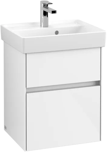 Bild von VILLEROY BOCH Collaro Waschbeckenunterschrank, 2 Auszüge, 460 x 546 x 374 mm, Glossy White #C00600DH
