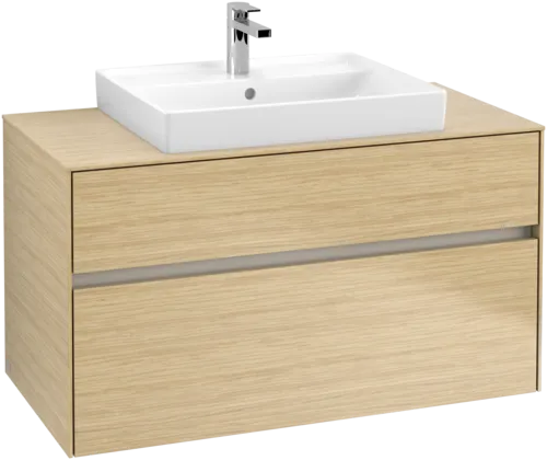 Bild von VILLEROY BOCH Collaro Waschbeckenunterschrank, 2 Auszüge, 1000 x 548 x 500 mm, Nordic Oak / Nordic Oak #C01900VJ