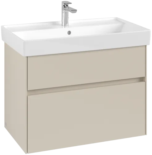 Bild von VILLEROY BOCH Collaro Waschbeckenunterschrank, 2 Auszüge, 754 x 546 x 444 mm, Cashmere Grey #C01000VN