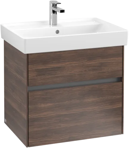 Bild von VILLEROY BOCH Collaro Waschbeckenunterschrank, mit Beleuchtung, 2 Auszüge, 604 x 546 x 444 mm, Arizona Oak #C009B0VH