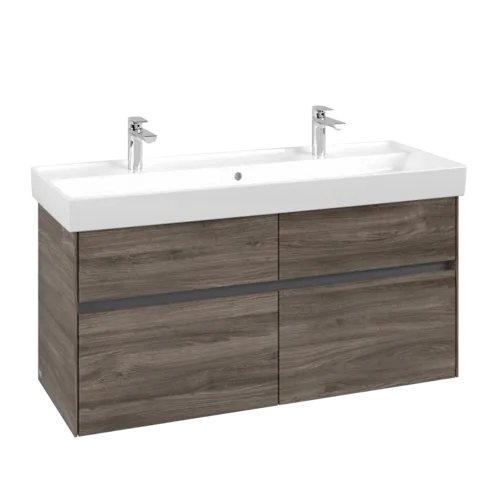 Bild von VILLEROY BOCH Collaro Waschbeckenunterschrank, 4 Auszüge, 1154 x 546 x 444 mm, Stone Oak #C01200RK