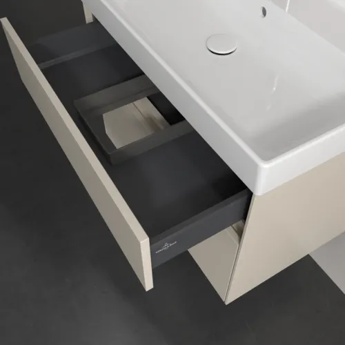 Bild von VILLEROY BOCH Collaro Waschbeckenunterschrank, mit Beleuchtung, 2 Auszüge, 754 x 546 x 444 mm, Cashmere Grey #C010B0VN