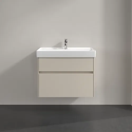 Bild von VILLEROY BOCH Collaro Waschbeckenunterschrank, mit Beleuchtung, 2 Auszüge, 754 x 546 x 444 mm, Cashmere Grey #C010B0VN