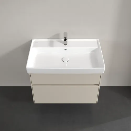 Bild von VILLEROY BOCH Collaro Waschbeckenunterschrank, mit Beleuchtung, 2 Auszüge, 754 x 546 x 444 mm, Cashmere Grey #C010B0VN