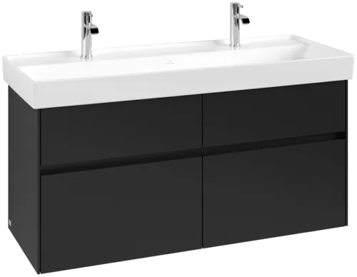 Bild von VILLEROY BOCH Collaro Waschbeckenunterschrank, 4 Auszüge, 1154 x 546 x 444 mm, Volcano Black #C01200VL