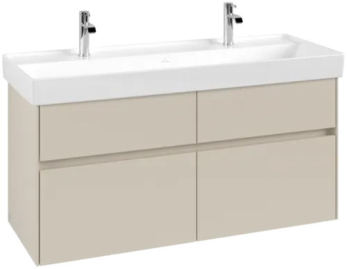 Bild von VILLEROY BOCH Collaro Waschbeckenunterschrank, 4 Auszüge, 1154 x 546 x 444 mm, Cashmere Grey #C01200VN