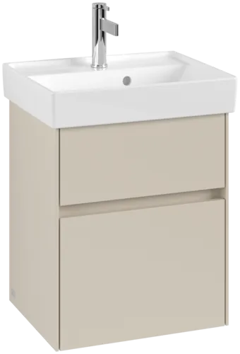 Bild von VILLEROY BOCH Collaro Waschbeckenunterschrank, 2 Auszüge, 460 x 546 x 374 mm, Cashmere Grey #C00600VN