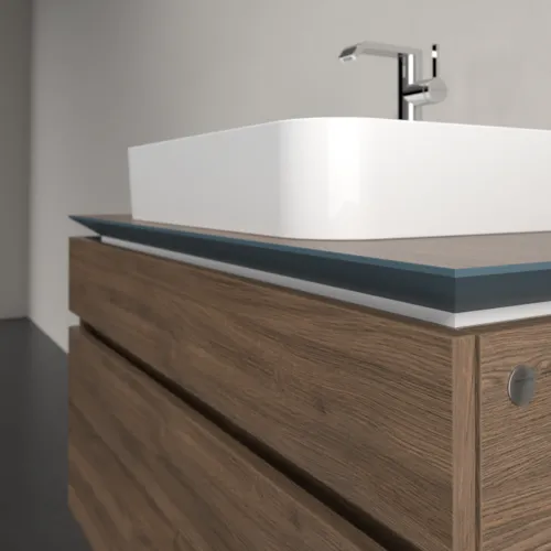 Bild von VILLEROY BOCH Legato Waschbeckenunterschrank, 2 Auszüge, 1000 x 550 x 500 mm, Arizona Oak / Arizona Oak #B75600VH