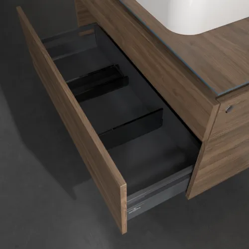 Bild von VILLEROY BOCH Legato Waschbeckenunterschrank, 2 Auszüge, 1000 x 550 x 500 mm, Arizona Oak / Arizona Oak #B75600VH