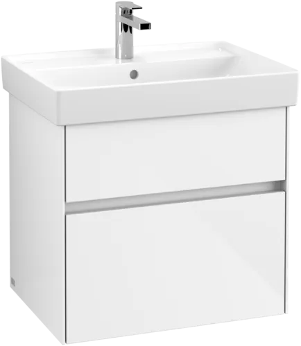 Bild von VILLEROY BOCH Collaro Waschbeckenunterschrank, 2 Auszüge, 604 x 546 x 444 mm, Glossy White #C00900DH