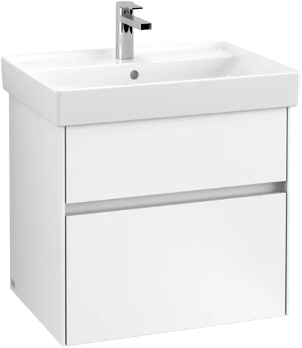 Bild von VILLEROY BOCH Collaro Waschbeckenunterschrank, mit Beleuchtung, 2 Auszüge, 604 x 546 x 444 mm, White Matt #C009B0MS