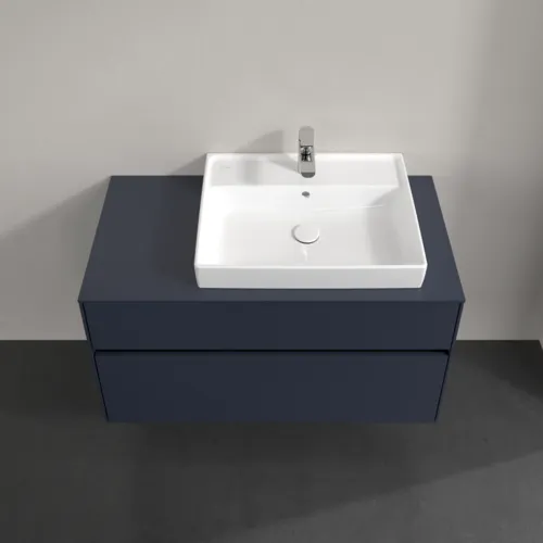 Obrázek VILLEROY BOCH Collaro vanity unit, with lighting, 2 pull-outs, 1000 x 548 x 500 mm, Marine Blue / Marine Blue #C018B0VQ