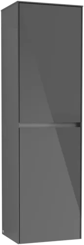 Bild von VILLEROY BOCH Collaro Hochschrank, 2 Türen, 454 x 1538 x 347 mm, Glossy Grey / Glossy Grey #C03401FP