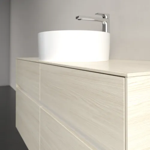 Picture of VILLEROY BOCH Collaro vanity unit, 4 pull-outs, 1200 x 548 x 500 mm, White Oak / White Oak #C04100AA