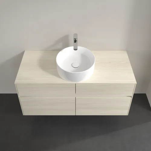Picture of VILLEROY BOCH Collaro vanity unit, 4 pull-outs, 1200 x 548 x 500 mm, White Oak / White Oak #C04100AA