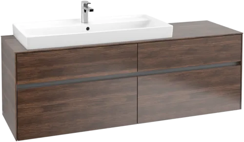 Bild von VILLEROY BOCH Collaro Waschbeckenunterschrank, 4 Auszüge, 1600 x 548 x 500 mm, Arizona Oak / Arizona Oak #C02900VH