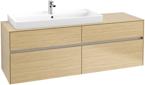 Bild von VILLEROY BOCH Collaro Waschbeckenunterschrank, 4 Auszüge, 1600 x 548 x 500 mm, Nordic Oak / Nordic Oak #C02900VJ