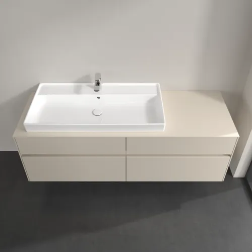 Bild von VILLEROY BOCH Collaro Waschbeckenunterschrank, 4 Auszüge, 1600 x 548 x 500 mm, Cashmere Grey / Cashmere Grey #C02900VN