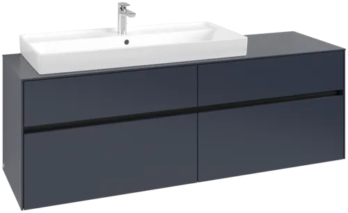 Bild von VILLEROY BOCH Collaro Waschbeckenunterschrank, 4 Auszüge, 1600 x 548 x 500 mm, Marine Blue / Marine Blue #C02900VQ
