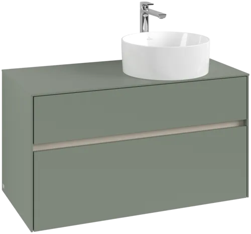 Bild von VILLEROY BOCH Collaro Waschbeckenunterschrank, 2 Auszüge, 1000 x 548 x 500 mm, Soft Green / Soft Green #C04000AF