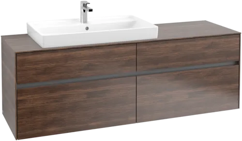 Bild von VILLEROY BOCH Collaro Waschbeckenunterschrank, mit Beleuchtung, 4 Auszüge, 1600 x 548 x 500 mm, Arizona Oak / Arizona Oak #C026B0VH