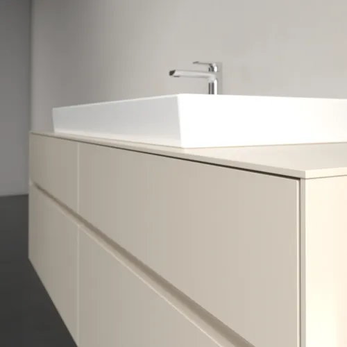 Bild von VILLEROY BOCH Collaro Waschbeckenunterschrank, 4 Auszüge, 1600 x 548 x 500 mm, Cashmere Grey / Cashmere Grey #C03100VN