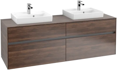 Bild von VILLEROY BOCH Collaro Waschbeckenunterschrank, 4 Auszüge, 1600 x 548 x 500 mm, Arizona Oak / Arizona Oak #C02100VH