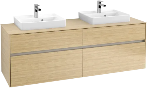 Bild von VILLEROY BOCH Collaro Waschbeckenunterschrank, 4 Auszüge, 1600 x 548 x 500 mm, Nordic Oak / Nordic Oak #C02100VJ