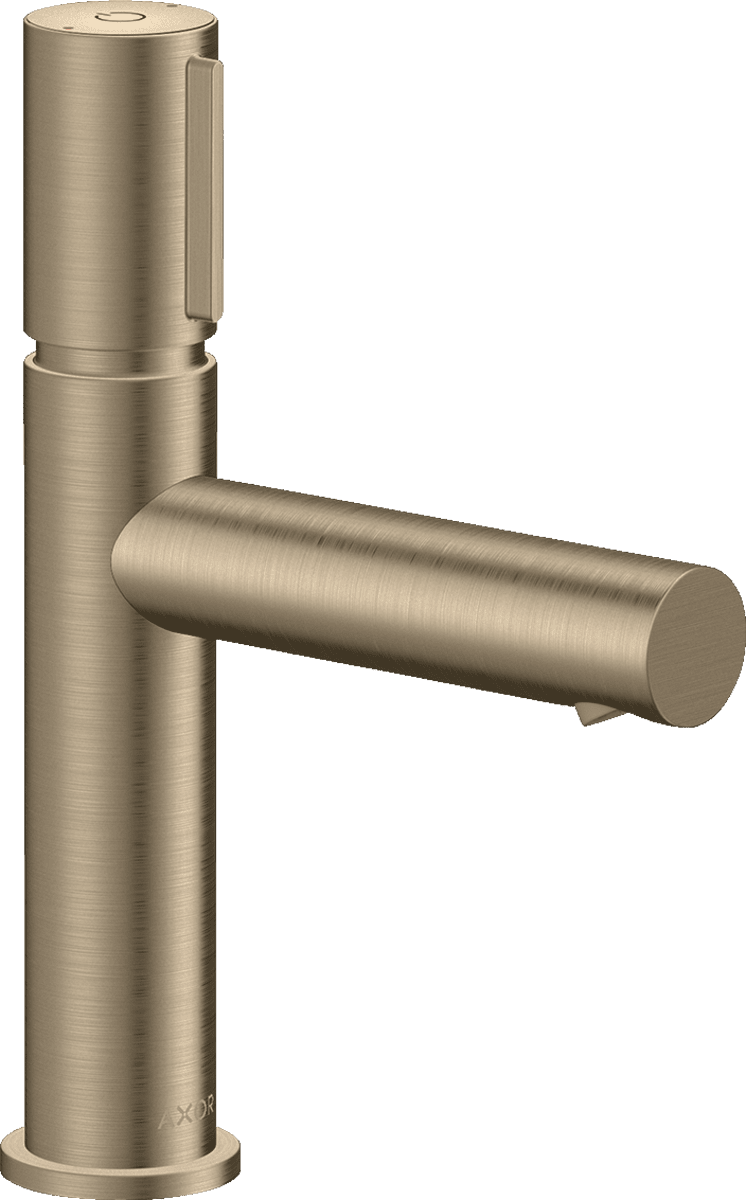 Bild von HANSGROHE AXOR Uno Waschtischmischer Select 110 mit Ablaufgarnitur #45012820 - Brushed Nickel